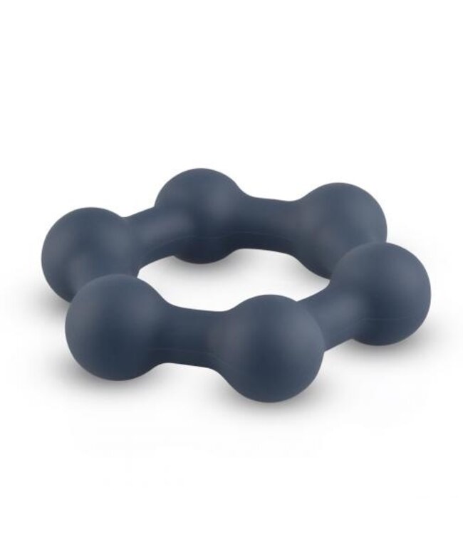 Boners Hexagon Cockring Met Stalen Kogels