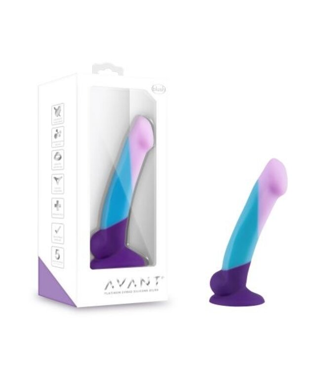 Avant - Siliconen Dildo Met Zuignap -  Purple Haze