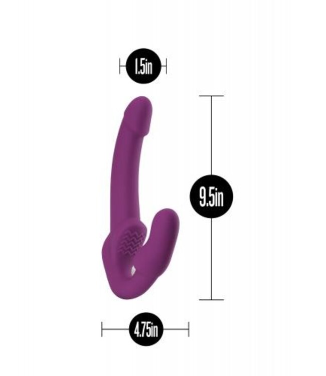 Temptasia - Estella Vibrerende Strapless Strap-on - Roze