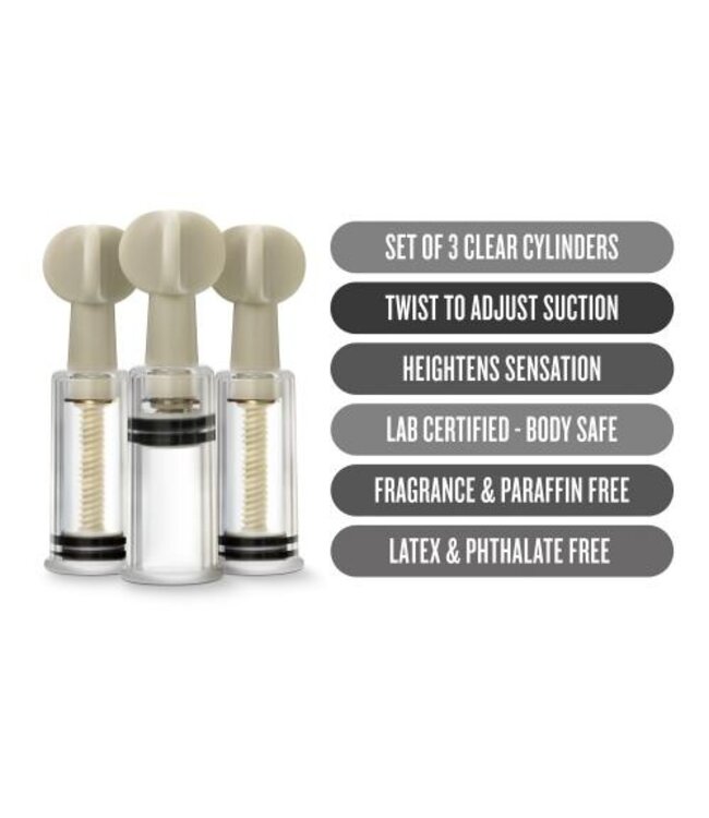 Temptasia - Clitoris En Tepel Zuigers -  Set Van 3