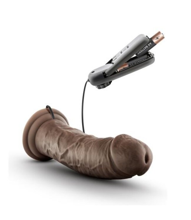 Dr. Skin - Dr. Joe Vibrator Met Zuignap 20 cm - Chocolate