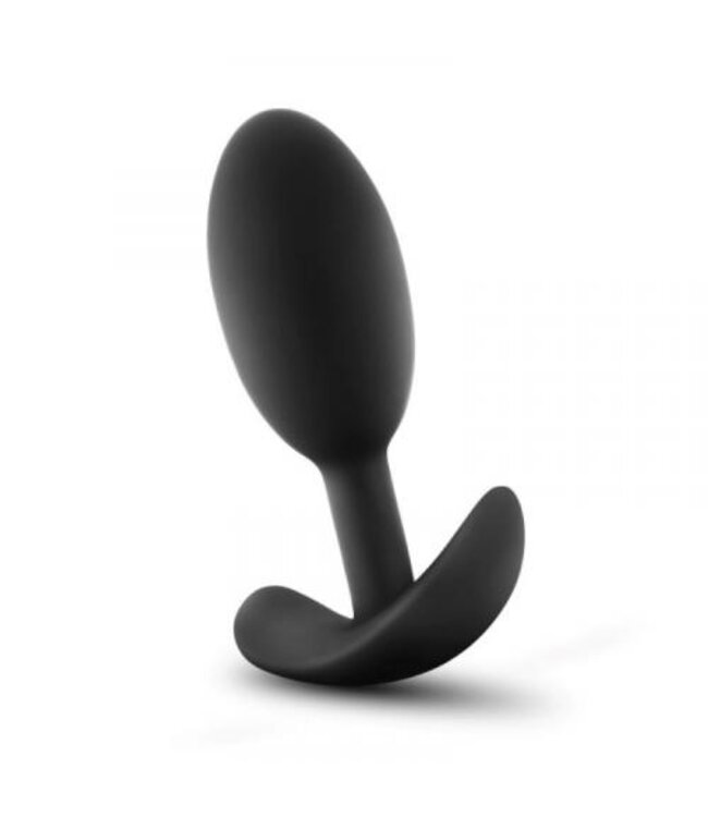 Anal Adventures Platinum - Vibra Slim Verzwaarde Anaal Plug -Medium