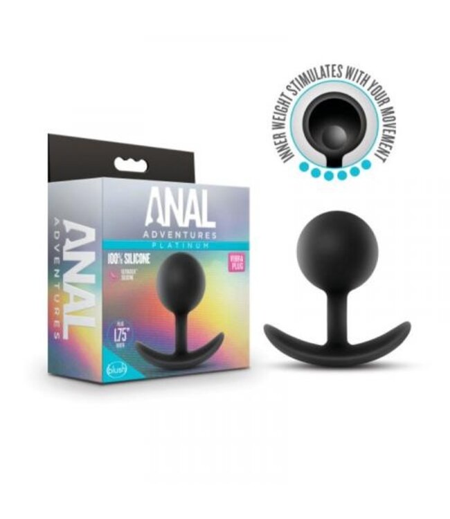 Anal Adventures Platinum - Vibra Siliconen Anaal Plug