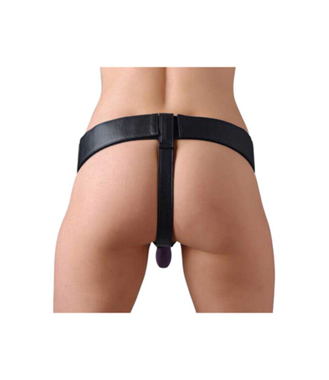 Leren Strap On Harnas - Zwart