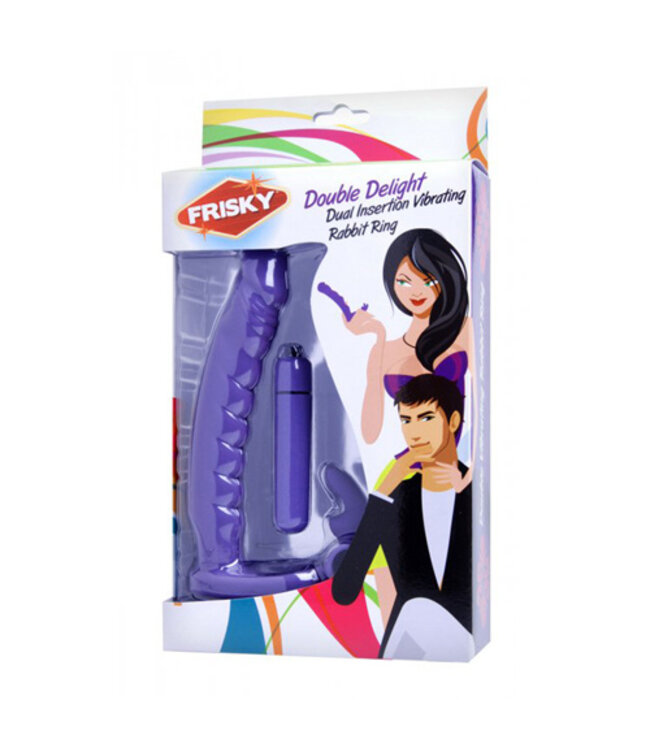 Double Delight Vibrerende Penisring Met Vibrator