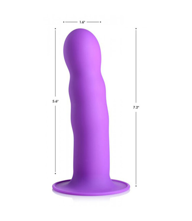 Squeeze-It Wavy Dildo - Paars
