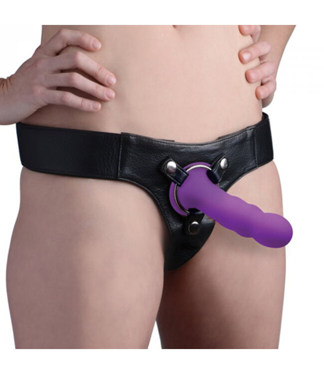 Squeeze-It Wavy Dildo - Paars