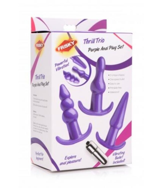 Thrill Trio Anaal Plug - Set Van 3 - Paars
