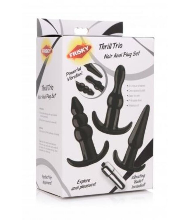 Thrill Trio Anaal Plug - Set van 3 - Zwart