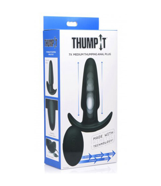 Thump-It Stotende Buttplug - Medium
