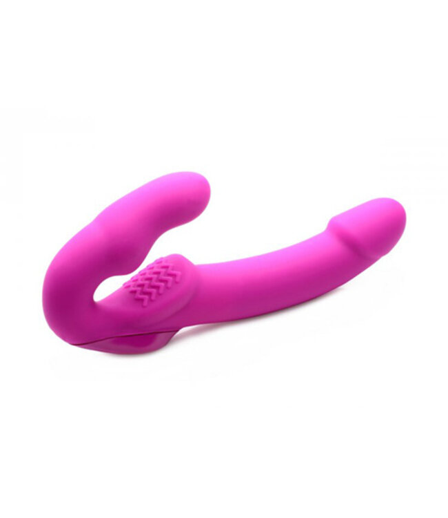 Evoke Vibrerende Strapless Strap-On - Roze