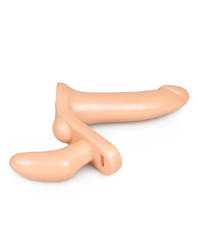 Plena II Dubbele Voorbind Dildo + Harnas