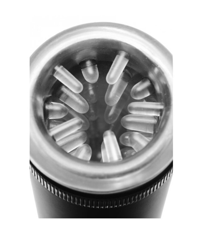 Zwarte automatische masturbator