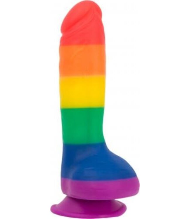 Addiction - Justin Rainbow Siliconen Dildo - 19 cm