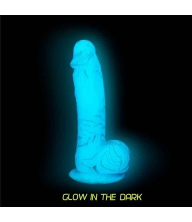 Addiction - Luke Glow In The Dark Dildo - 18 cm
