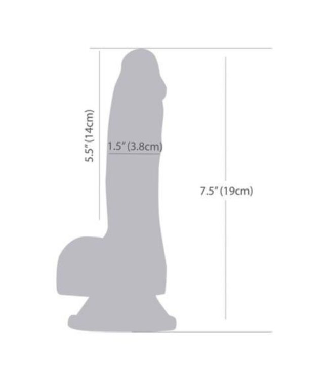 Addiction - Brandon Glow In The Dark Dildo - 18 cm