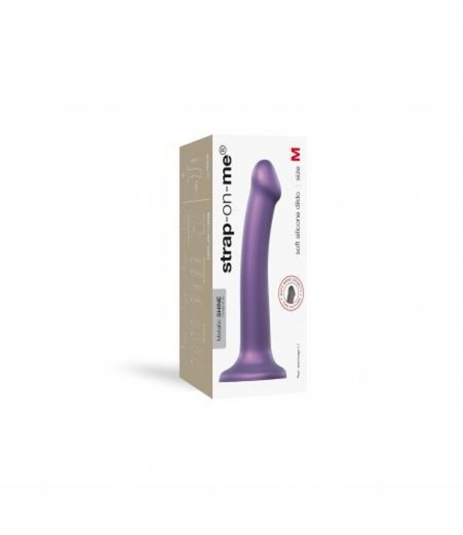Strap On Me - Siliconen Dildo - Paars - M