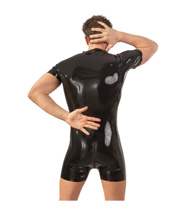 Latex Heren Body Met Rits