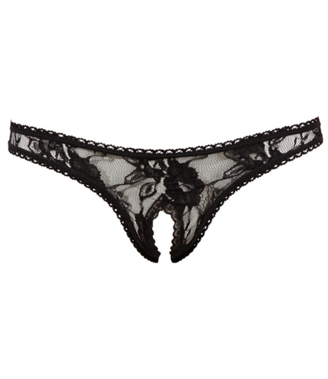 Luxe string met open kruis