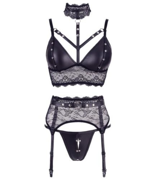 Sexy Jarretelsetje  - Zwart