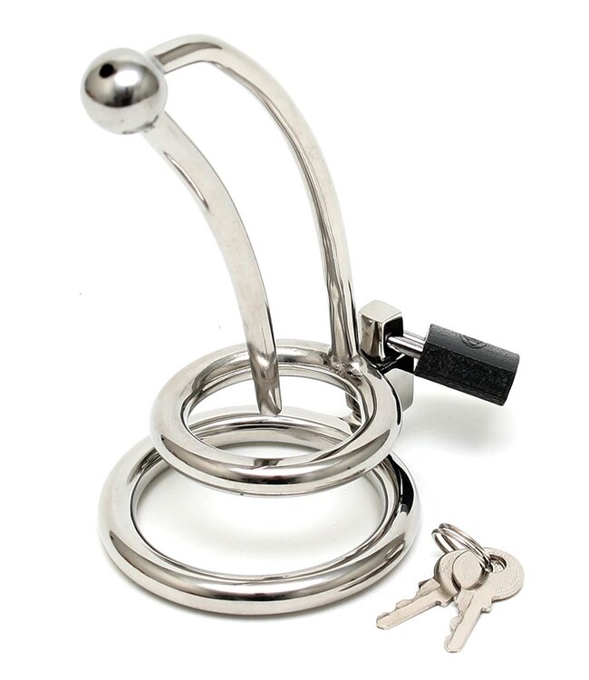 Rimba - Penis Chasisty with lock and curved Urethral tube
