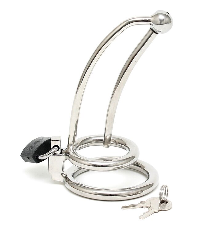 Rimba - Penis Chasisty with lock and curved Urethral tube