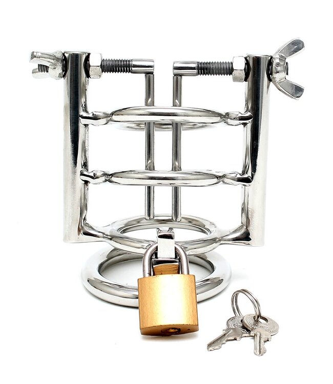Rimba - Urethral Stretcher with Cockring and padlock
