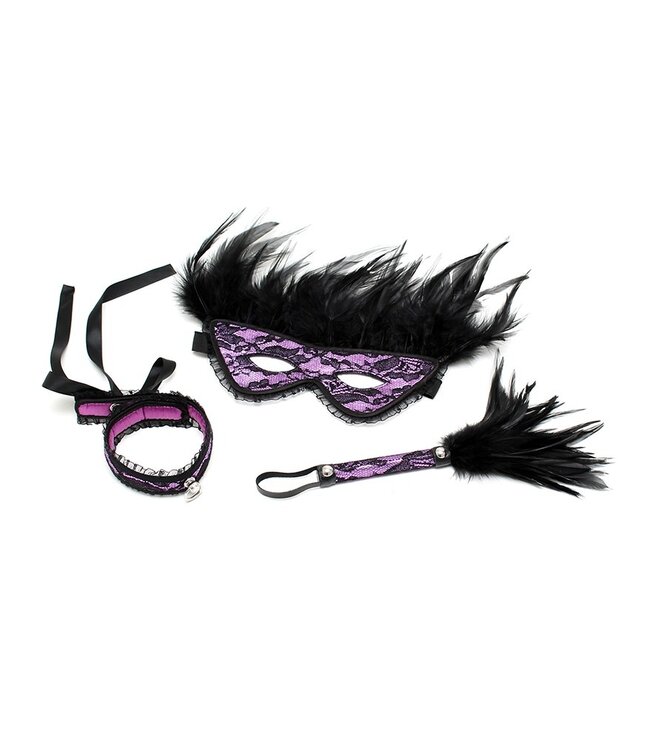 Rimba - Satin look domina set