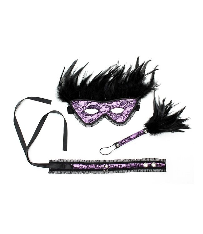 Rimba - Satin look domina set