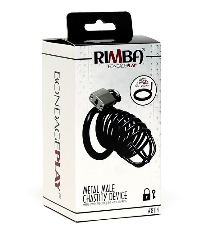 Rimba - metalen penis kuisheids gordeltje met hangslot