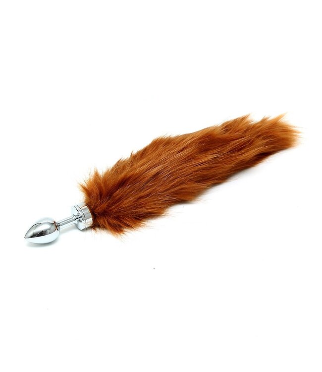 Rimba - Buttplug met bruine staart (unisex)