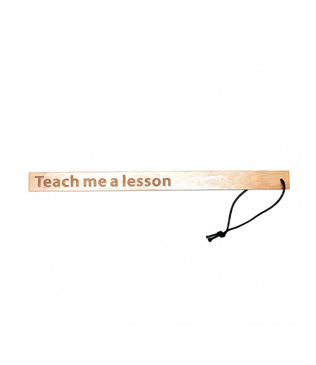 Rimba - Teach Me A Lesson - Bamboe Lineaal