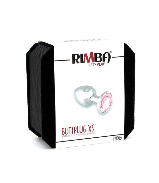 Rimba - Buttplug XS met kristal (unisex)