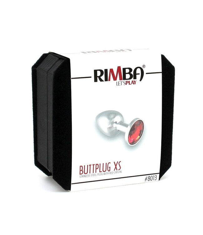 Rimba - Buttplug XS met kristal (unisex)