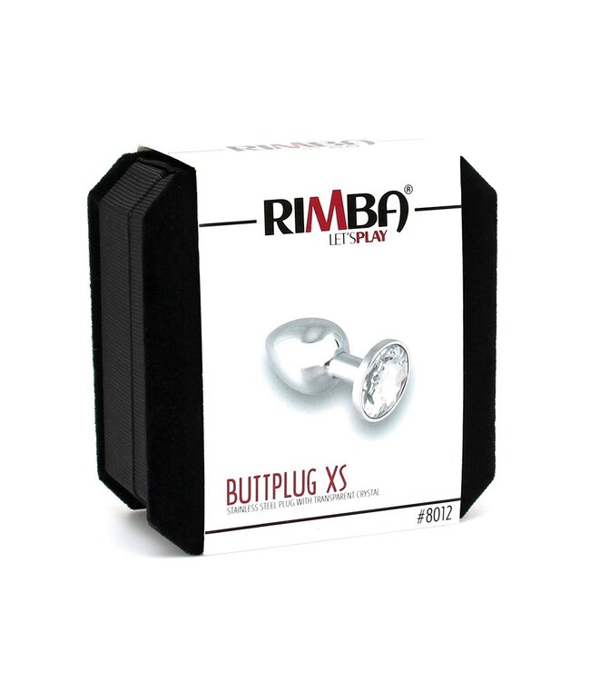 Rimba - Buttplug XS met kristal (unisex)