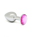 Rimba Rimba - Buttplug KLEIN met kristal (unisex)