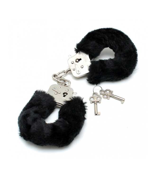 Rimba - Politie Handboeien met zwart bont