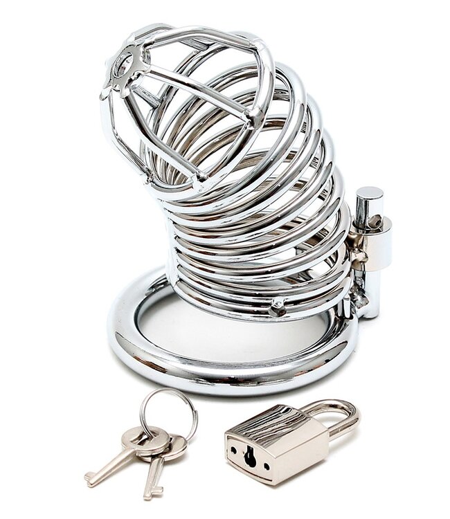 Rimba - Metalen penis kuisheidsgordeltje met hangslot