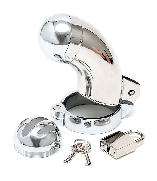 Rimba - metalen  penis kuisheidsgordeltje met hangslot