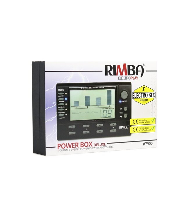 Rimba Electro Play - Electro Sex Power Box Set met LCD Display