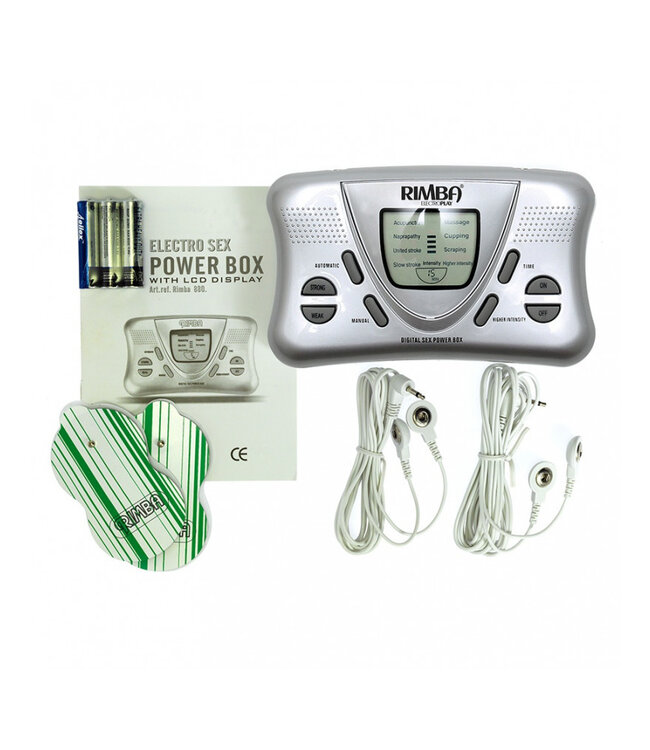 Rimba - Electro Sex Powerbox set met LCD display