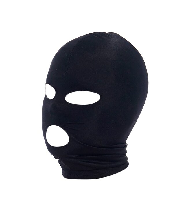 Rimba - Hoofdmasker uit elastische stof met ogen en mond open