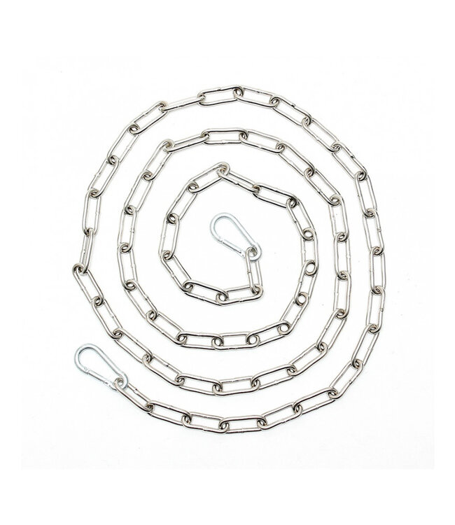 Rimba - Ketting, gelast met 2 karabijn haken 200 cm.