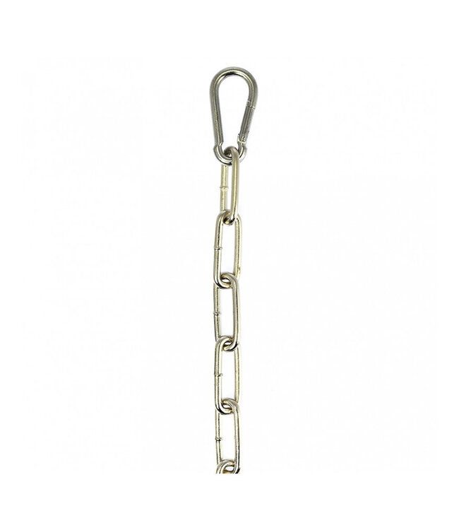 Rimba - Ketting, gelast met 2 karabijn haken 100 cm.
