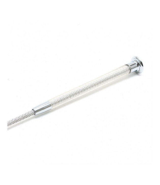 Rimba - Paardrijzweep met Transparant handvat