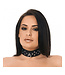 Rimba Rimba - Halsband  4 cm. breed, versierd met nieten