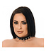 Rimba Rimba - Halsband  2.5 cm. breed, versierd met spikes