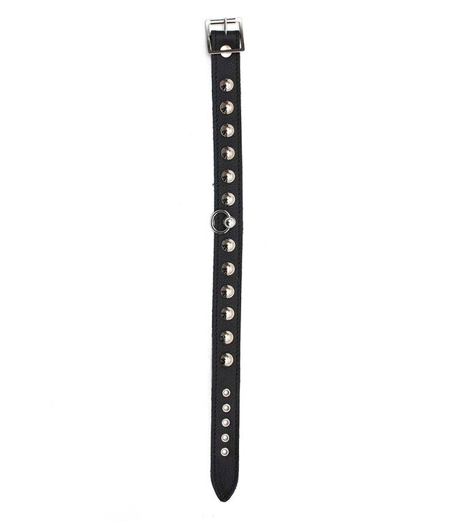 Rimba - Halsband  2.5 cm. breed, versierd met studs