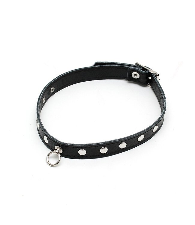 Rimba - Halsband  1.5 cm. breed, versierd met studs