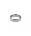 Rimba Rimba - Donut Cockring RVS. 1.5 cm. breed